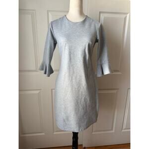 Banana Republic Gray Bell Sleeve Sheath Dress Size 4 | Business Casual